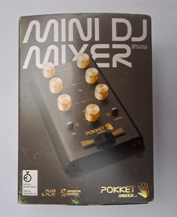 Mini DJ mikser Pokket mixer NOVO