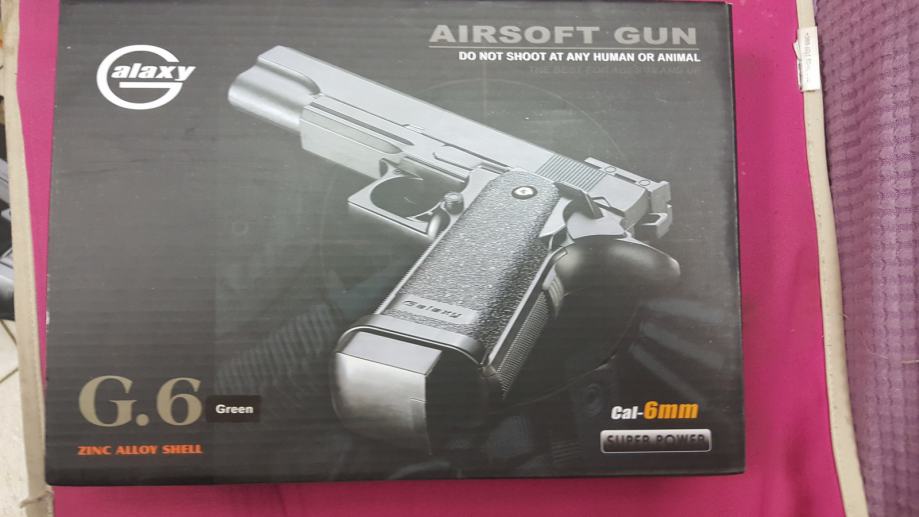 Airsoft gun G 6 AIR soft Pištolj Airsoft Zeleni _ _ _
