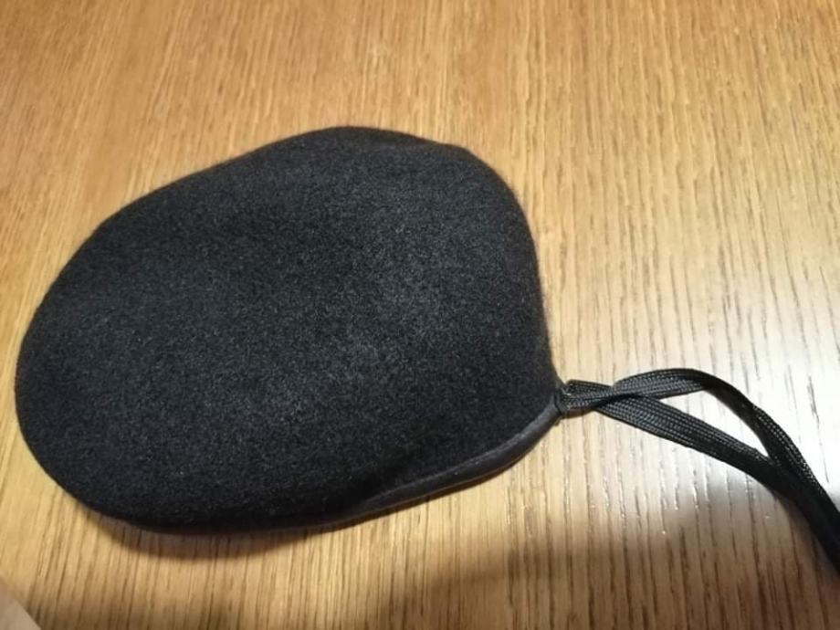 Béret Militaire Commando - Modèle Français, Coupe Petite - En Laine, Bord Cuir - Bordeaux - Taille Unique