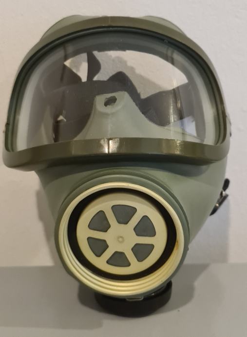 Gas (plinska) zelena vojna (JNA) maska MD-2 - SREDNJA