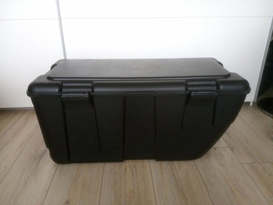 GORILLA BOX ON WHEELS HEAVY DUTY MILITARY PLASTIC STORAGE TRUNK
