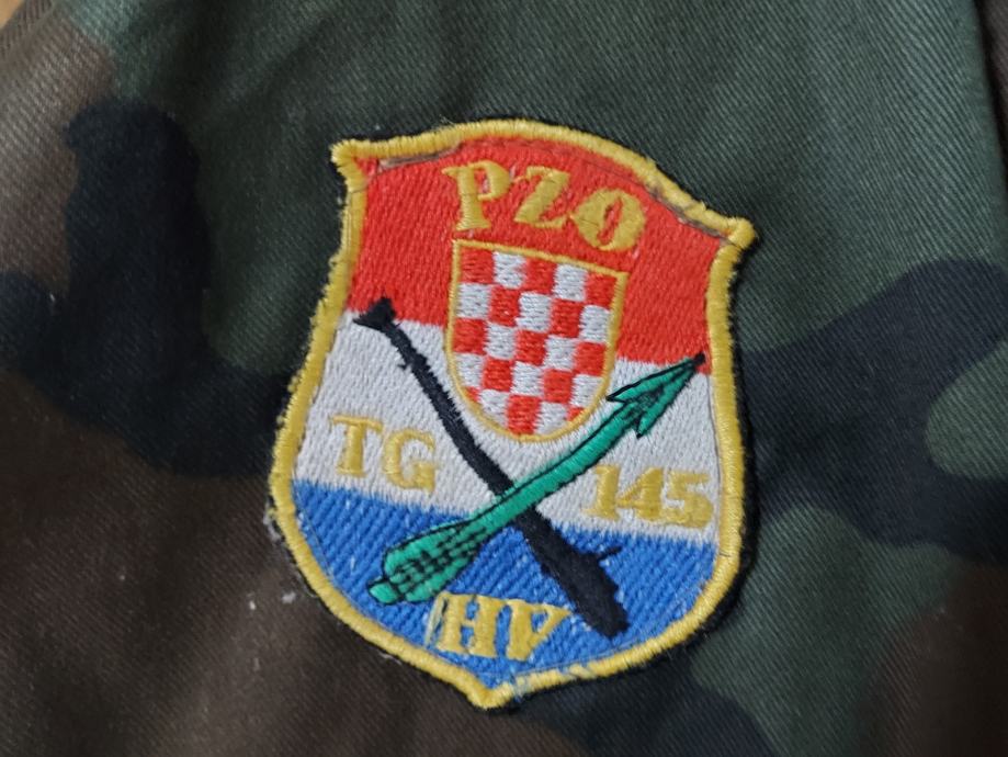HV oznaka TG ‐145 BR. PZO plus jakna