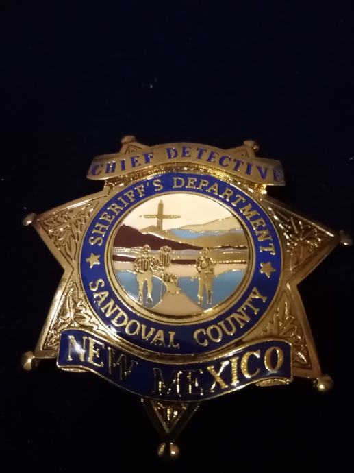 Sheriffs departmant New Mexico Sandoval Country badge