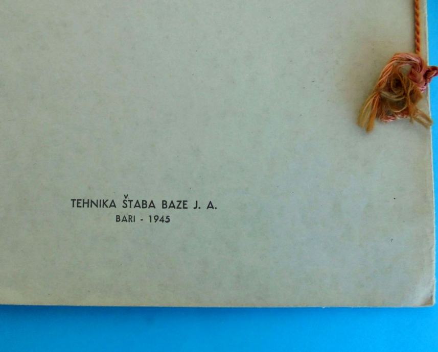 SLOVENSKI PARTIZANI BAZA J.A. U ITALIJI (BARI) TEKMOVANJE (1945)