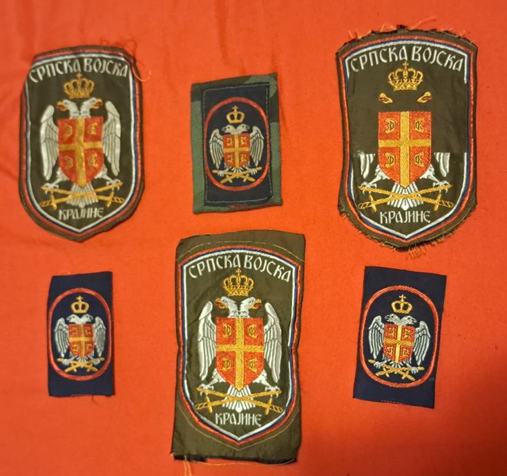 Vojne Oznake Srpska Vojska RSK