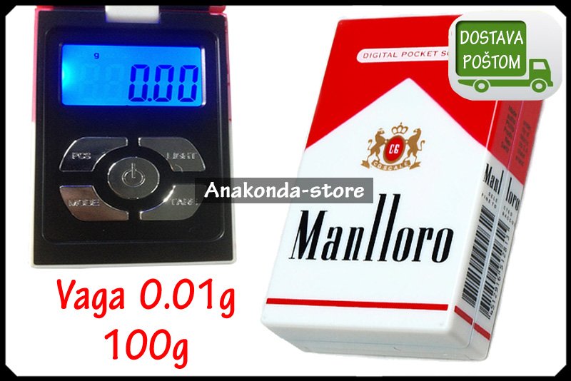 NOVA 0.01 - 100g Cigarete Marlboro Digitalna Đepna Vaga Nakit ★ RAČUN★