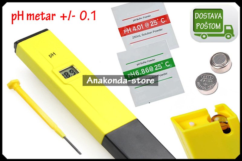 1-14 Set Digitalni pH Metar Tester za Mjerenje pH Vrijednosti ★RAČUN★