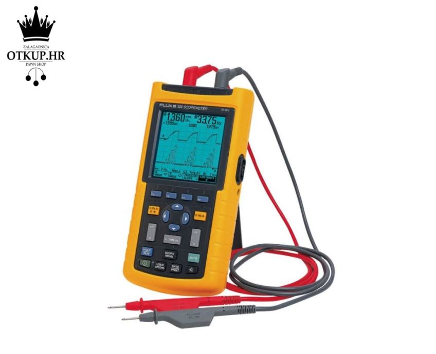 Slika Feluke FLUKE 123 INDUSTRIAL SCOPEMETER - OSCILOSKOP - MULTIMETAR / R1, RATE!