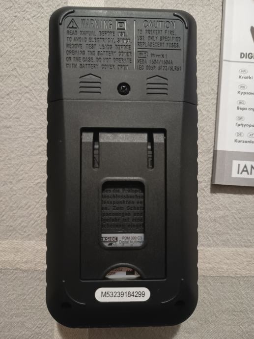 Parkside digital autorange multimeter PDM 300 C3