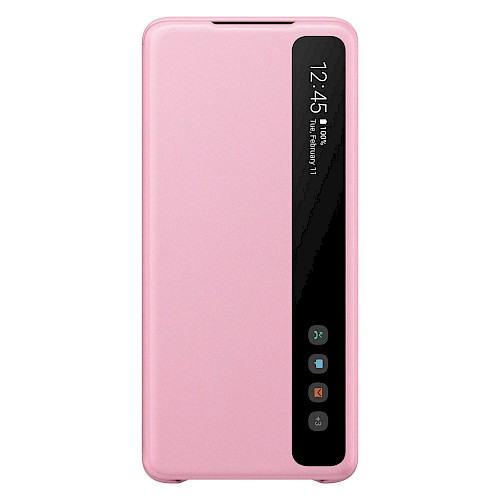 Clear View Cover Samsung Galaxy S20 Plus pink EF-ZG985CPEGEU