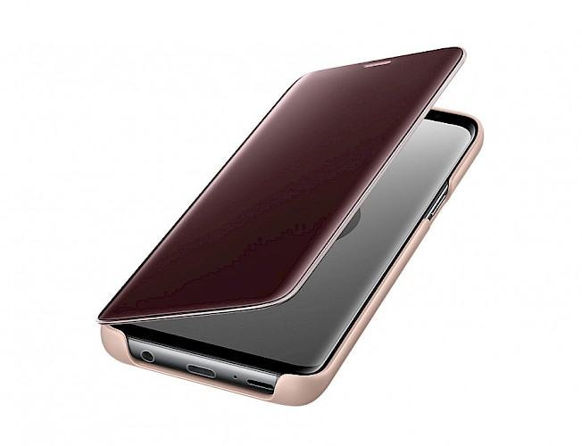 Clear View Standing Cover Samsung Galaxy S9 zlatni EF-ZG960CFEGWW