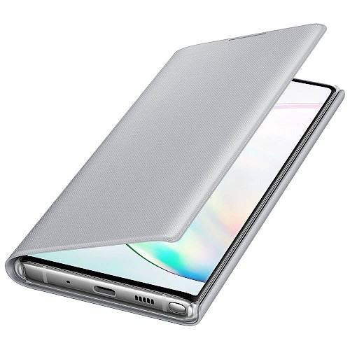 Led View Cover Samsung Galaxy Note 10 srebrni EF-NN970PSEGWW