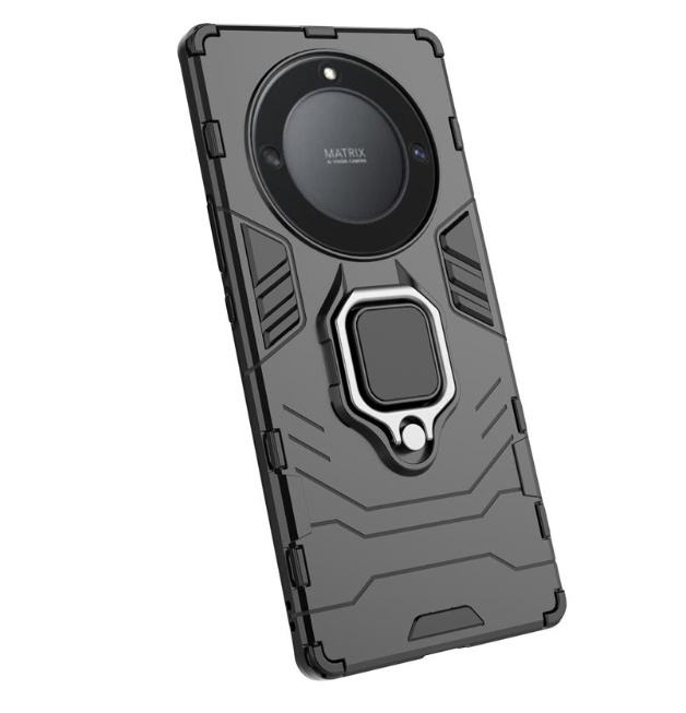 HAOYE Cover per Honor Magic 5 Lite 5G (Magic5 Lite) / X9a a Portafoglio, Libro Custodia Magnetica Flip Case con Supporto di Stand/Carte Slot, Pelle PU/TPU Protettiva Caso. Rosso
