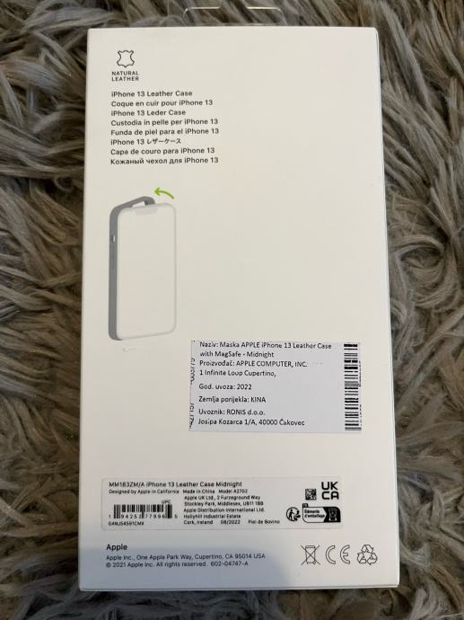 Prodajem original Apple Leather i Silicone case za iPhone 13