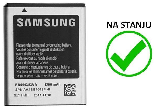 ⭐SAMSUNG Galaxy S Mini i5510 S5750 baterija EB494353VU EB494353VA⭐