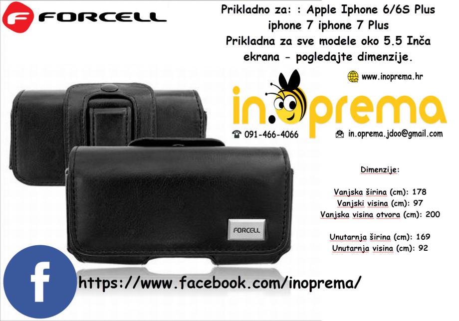 Kožna REMEN Pojas Torbica Futrola Model 12 Apple iphone 6S/7/7plus
