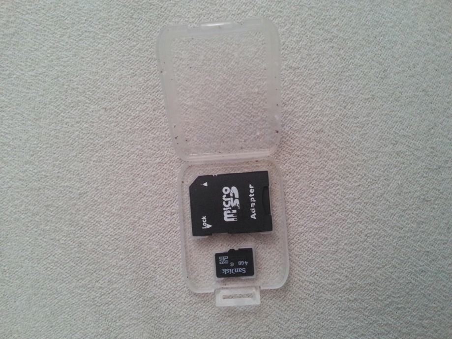 Micro SD 4gb+adapter