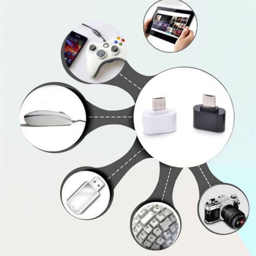Usb Boje ⭐️ Micro USB na USB Adapter - Bijele boje - Novi