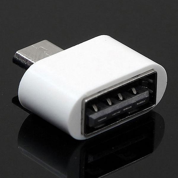 Usb Boje ⭐️ Micro USB na USB Adapter - Bijele boje - Novi