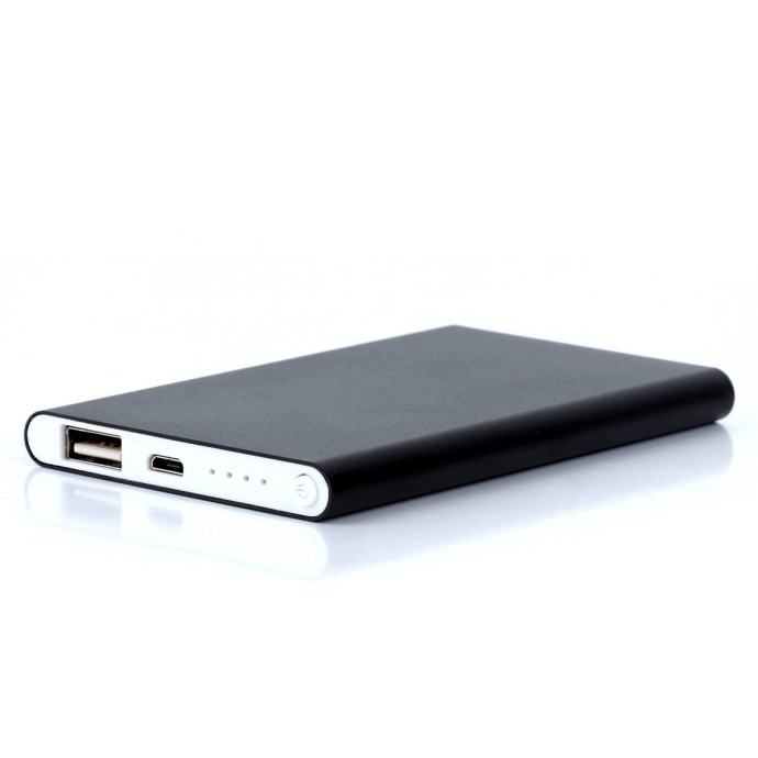 Power bank 5000 mAh Prijenosni punjač za mobitele crni