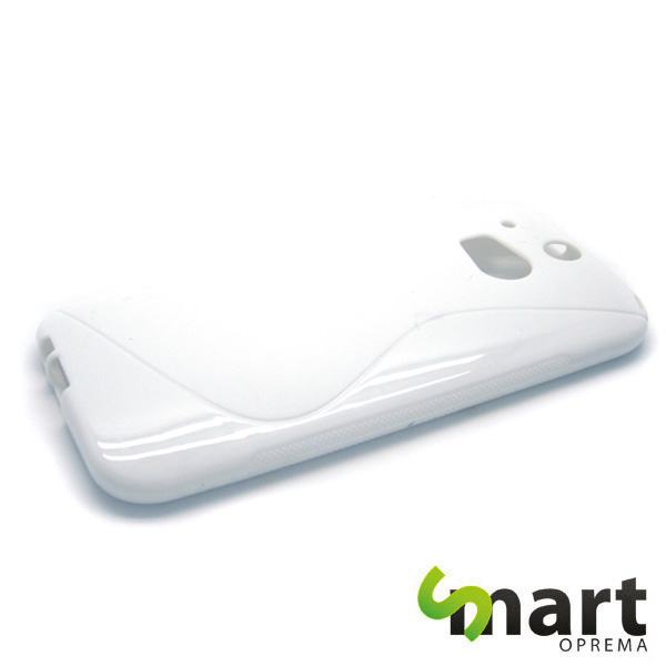 Silikonska maska za HTC One M8 - bijela