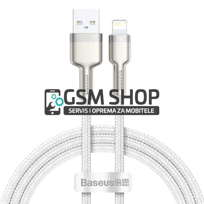 BASEUS Cafule serija 1m Lightning kabel za punjenje bijeli