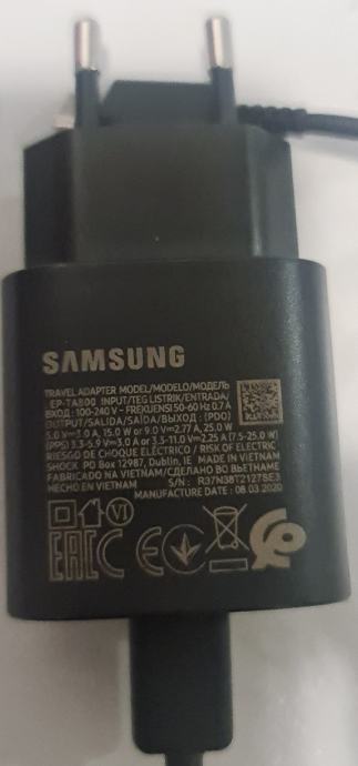 Samsung orginal super brzi punjač 25W EP-TA800 za S20 seriju