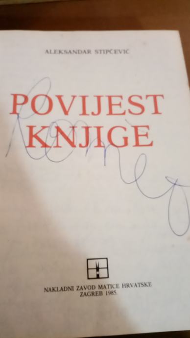 Aleksandar Stipčević Povijest knjige