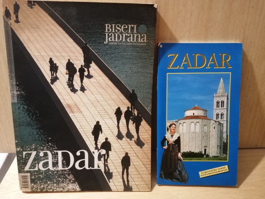 BISERI JADRANA ZADAR + turistički vodič fotomonografija ☀ dvije knjige