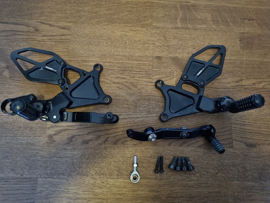 Yamaha r6, akrapovic, rear set vortex 2.0