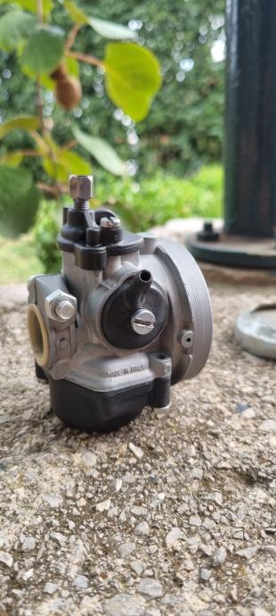 Carburatore Dellorto SHA 14-12 L - Montaggio Rigido, Senza Olio, Con Leva Starter, Riferimento 1515