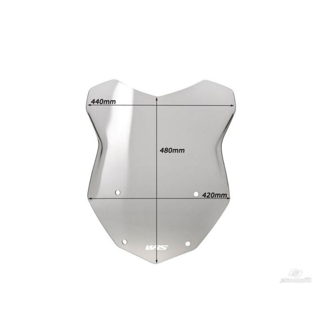 WINDSCHILD INTERMEDIO WRS Für BMW R 1200 GS/Adventure (2013-2018) – Transparente Windschutzscheibe