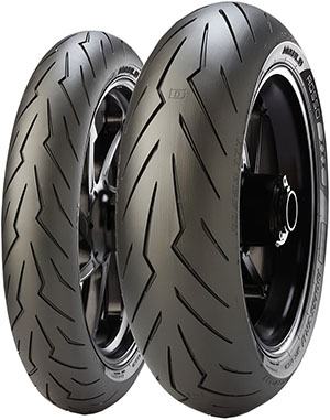 Pirelli Diablo Rosso II Rear Motorcycle Tire – 190/55 ZR 17 (75W) TL – With Free Keychain