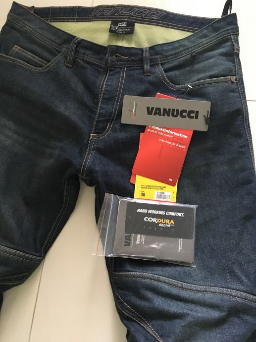 VANUCCI -  muške jeans hlače W36/L32 plave REGULAR FIT -NOVO prodajem