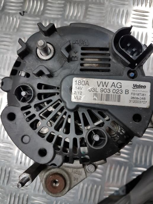 ALTERNATOR VW PASSAT CC 2.0 TDI 2012 GODISTE (03L903023B)