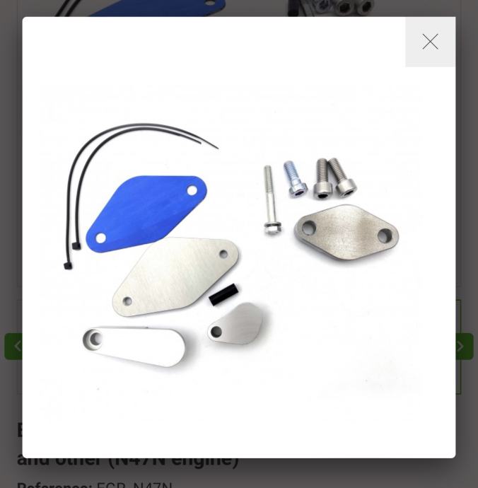 EGR delete kit za BMW N47 N47N