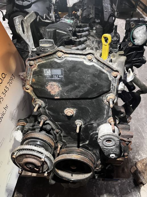 Supporto Motore Anteriore Sinistro Per Ford Transit Custom 2.2 TDCI (2012-2016) - FWD. Ricambio Con Numeri OE 13112026 / 5684649. Isolamento Vibrazioni, In Metallo.