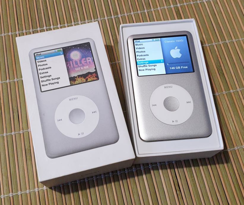 Kit Ricambio Cover Anteriore + Rotella Clic + Punto Per IPod Classic 6/7 Generazione