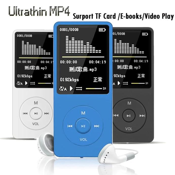 MP3 player, Diktafon, Radio, E-book, veliki ekran, sa slušalicama,NOVO