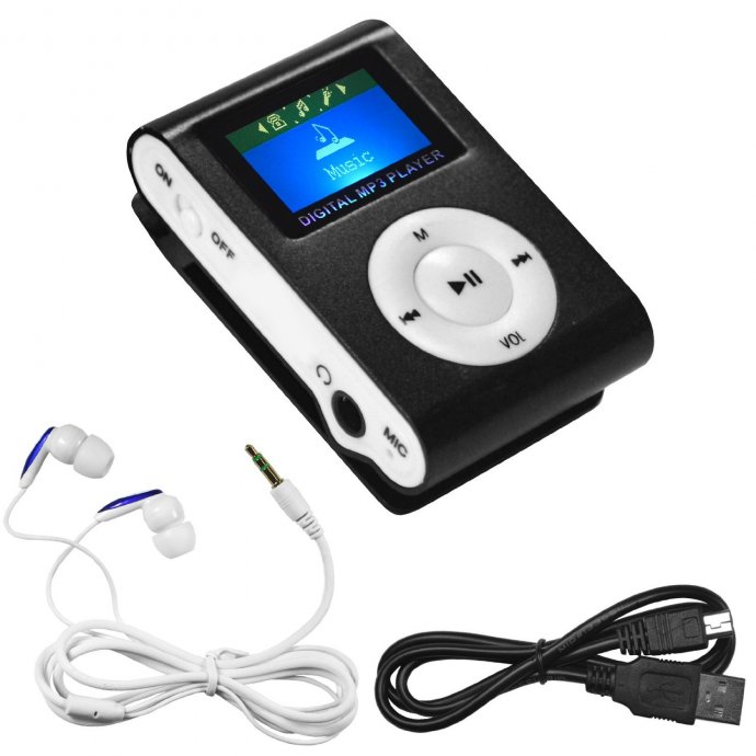 MP3 player, slusalice, USB kabl, poklon kutija, NOV, dostava cijela HR