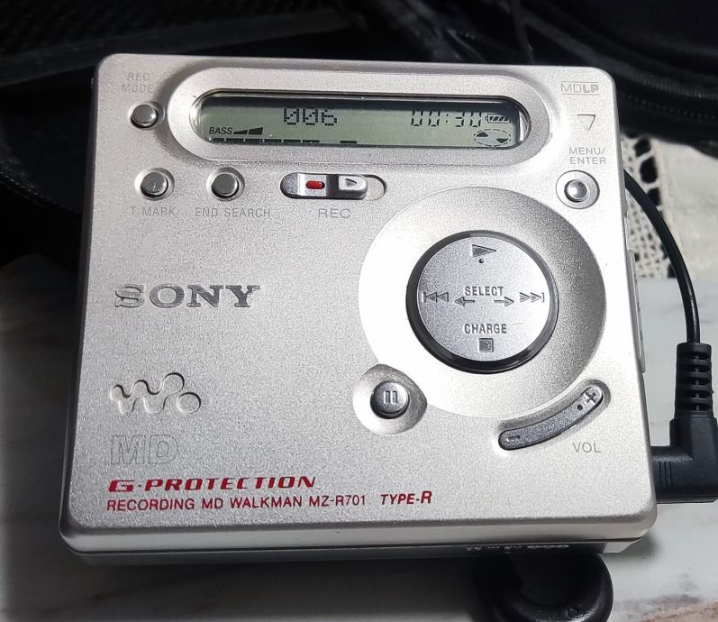 Recording MD Minidisc Mini disc Walkman SONY MZR701 R701 MZR701