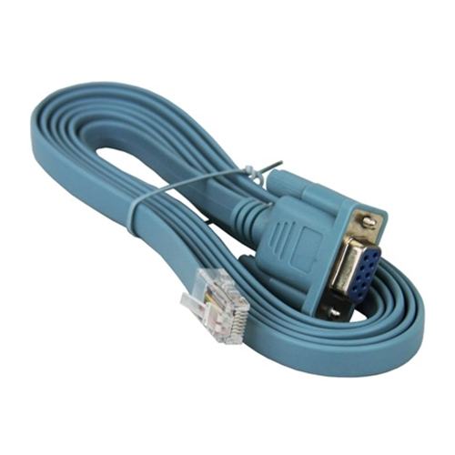 Cisco Rollover Console Cable, Blue DB9 to RJ45, 72338301 REV.A2