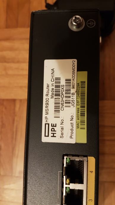 HP MSR930 vrhunski profi Router, JG511B