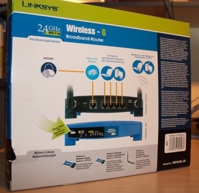 Linksys WRT54GL v1.1 s predinstaliranim DDWRT firmwareom
