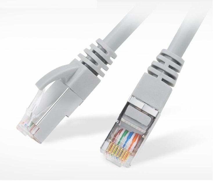 Optimus UTP Cat 5 kabel RJ45, muški/muški, 50m, sivi