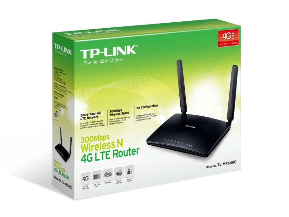 TP Link TL MR6400 Wireless N 4G LTE Router