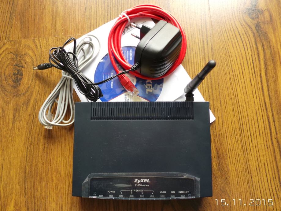 WLAN modem ZYXEL P 660HWT3, novo,zapakirano.