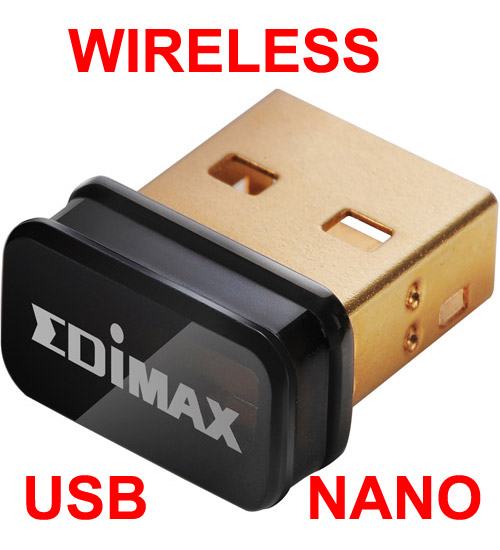 EDIMAX Wireless EDIMAX WLAN EW-7811UN  USB CARD NLITE NANO WIN7