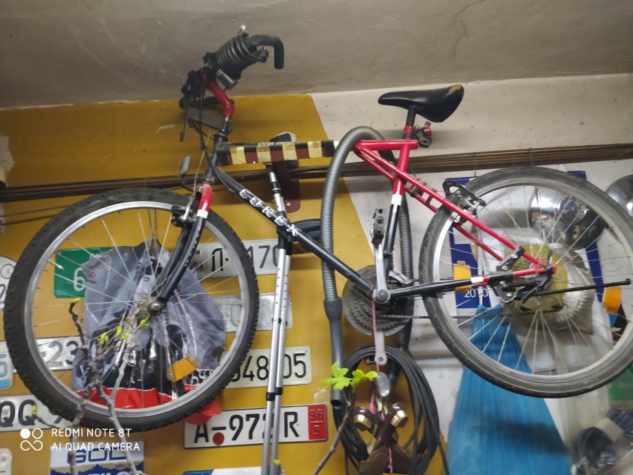 Mountain bike Corex crni crveni Muški bicikl Ženski