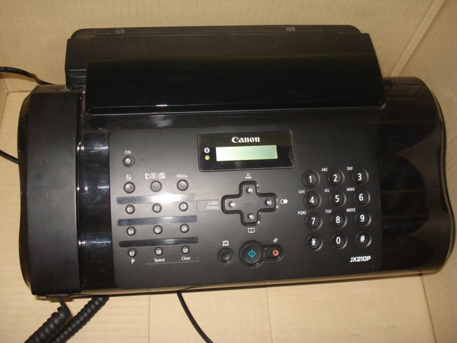 CANNON JX210P FAX MULTIFUKCIJSKI UREĐAJ VRLO MALO KORIŠTEN